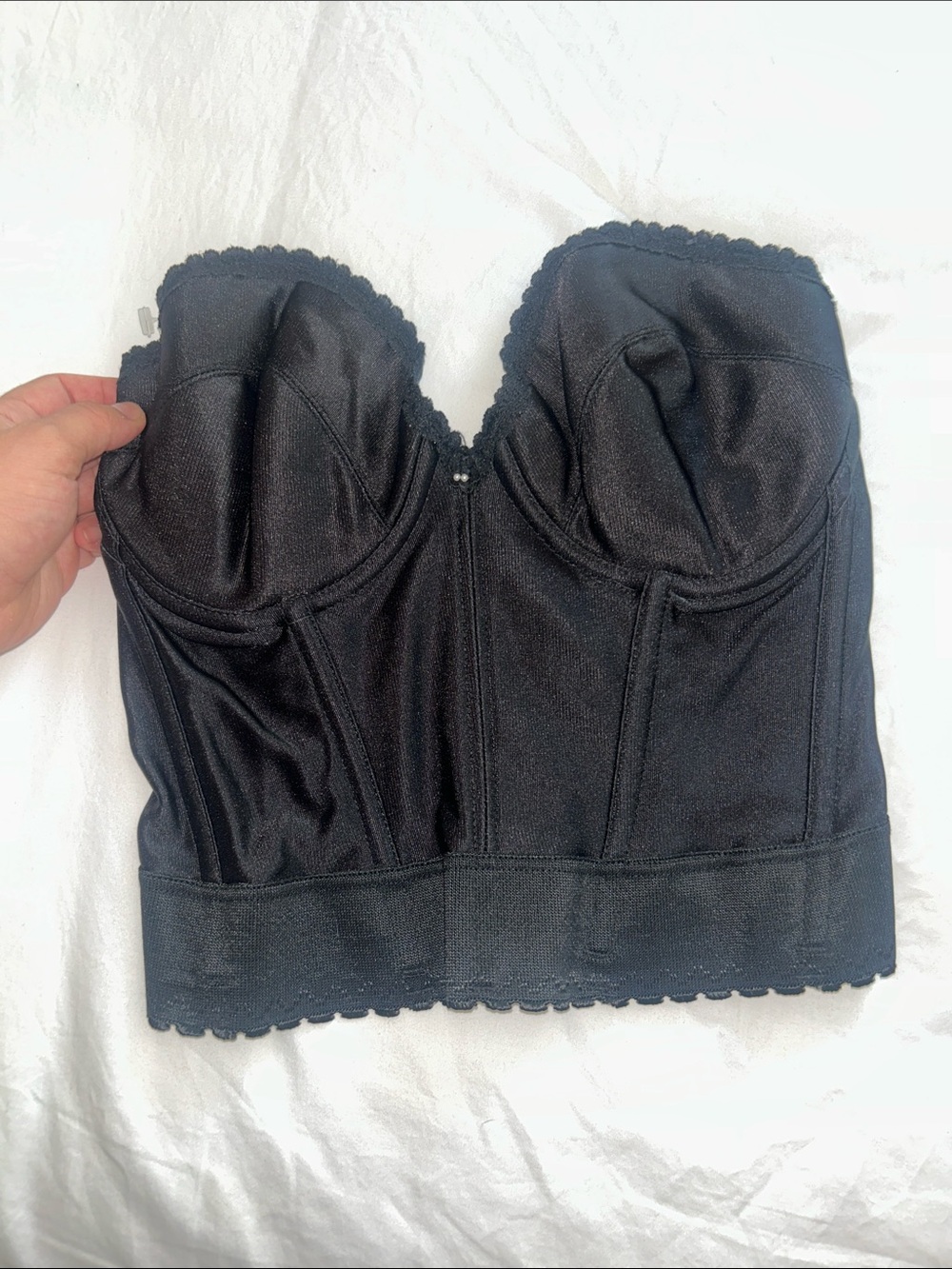 Black Longline Bustier Top - Women Intimates